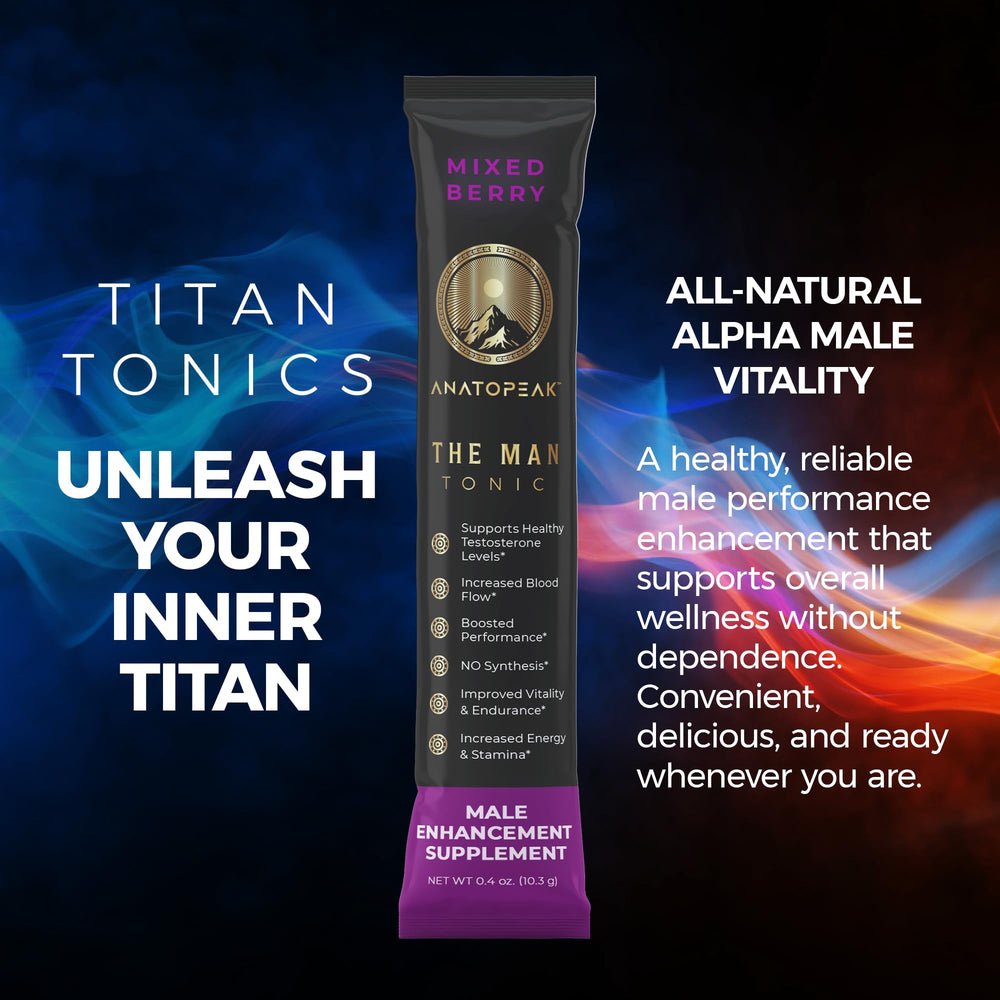 ANATOPEAK blend of Tongkat Ali, Maca, L-Citrulline and L-Arginine