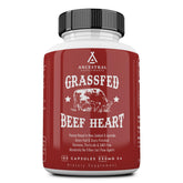 Bottle of Ancestral Supplements Grass-Fed Beef Heart, 180 capsules