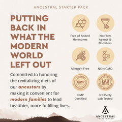 Grass-fed beef liver nutrition label close-up