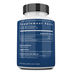 Beef prostate and liver ingredients in the formula