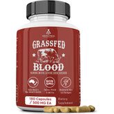 Bottle of Ancestral Supplements Grass Fed Blood formula, 180 capsules