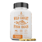 Bottle label of Ancestral Supplements Wild Caught Fish Eggs 2400mg