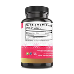 Ancient Bliss supplement label and nutrition facts for transparency