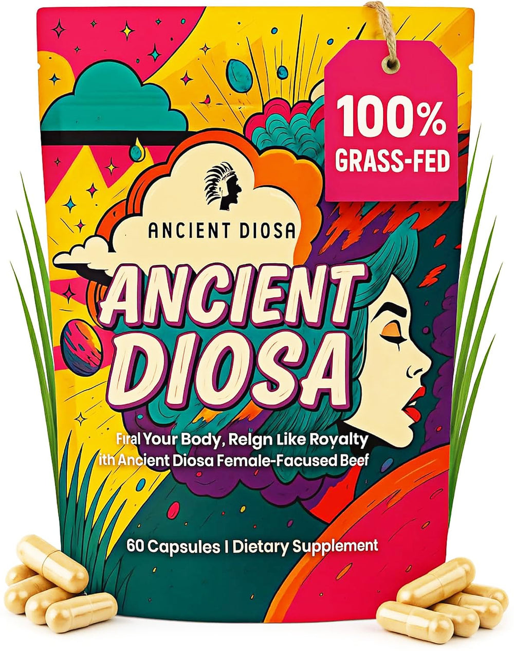 Hero bottle image of ANCIENT DIOSA Grass-Fed Beef Liver Capsules