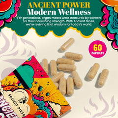 Grass-fed and pasture-raised certification badge on bottle