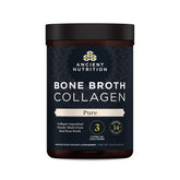 Front view of Ancient Nutrition Bone Broth Collagen Powder 15.9oz, 30 servings