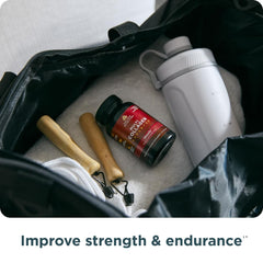 Capsules arranged on a white background