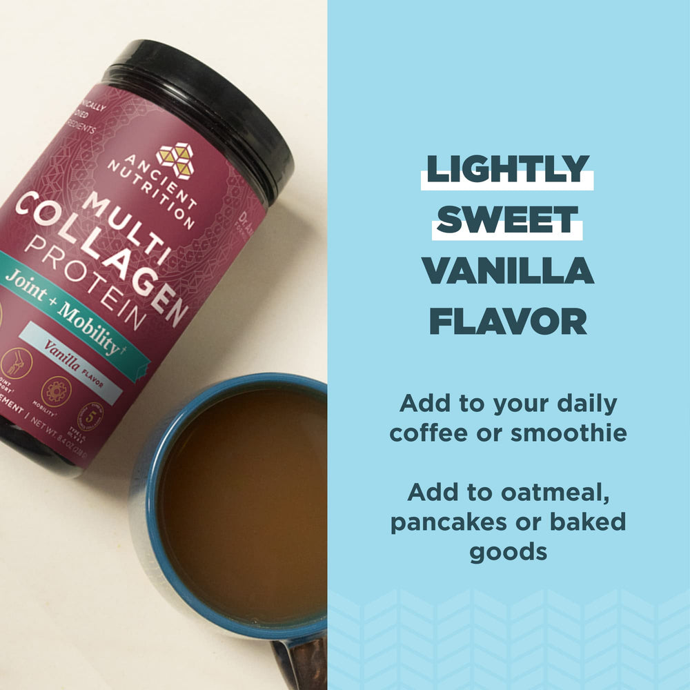 Hydrolyzed collagen peptides powder illustration