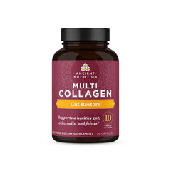 Ancient Nutrition collagen pills with probiotics, 90-count bottle