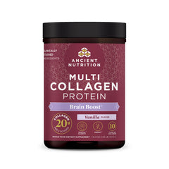 Ancient Nutrition Collagen Powder Brain Boost tub with 45 servings
