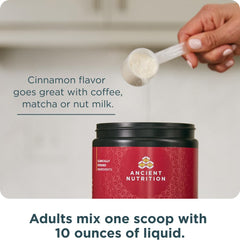 Prepared cinnamon-flavored collagen drink