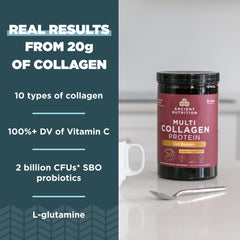 Scoop of Gut Restore collagen powder
