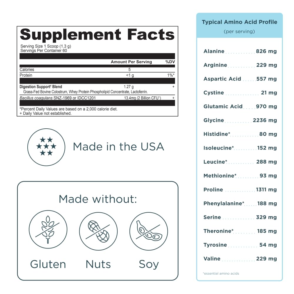 Ancient Nutrition colostrum packaging