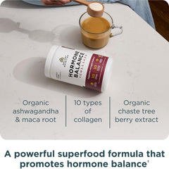 Hydrolyzed collagen peptides powder form with vanilla flavor