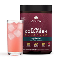 Ancient Nutrition Hydrate Advanced Multi Collagen bottle in Mixed Berry flavor