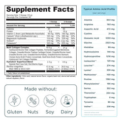 Serving scoop with Hydrate powder