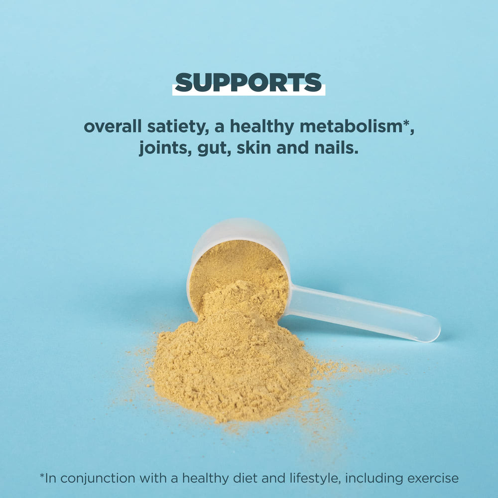 Ancient Nutrition ingredients panel close-up showing collagen and amino acids