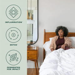 Ancient Nutrition Liver Cleanse ingredients list highlights milk thistle, dandelion, and reishi blend.