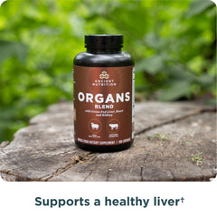 Grass-fed bovine organ concentrate used in Ancient Nutrition Organ Supplements