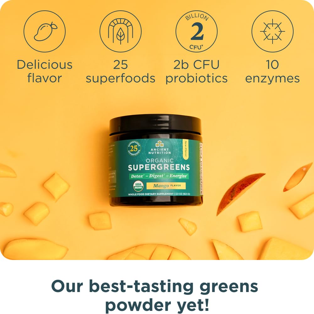 Back of the canister highlighting Digestive Health Blend and probiotics