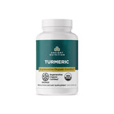Front view of Ancient Nutrition ROC turmeric capsules bottle