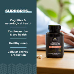 Illustration of 8 B vitamins and ingredients in Vitamin B Complex