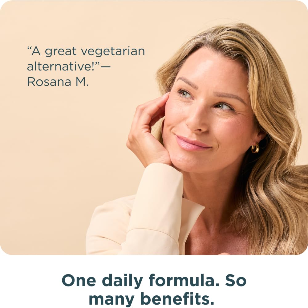 Back label with supplement facts and 60 count