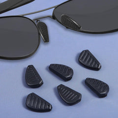 Black silicone anti-slip nose pads for glasses