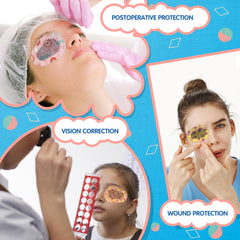 Cute flower pattern eye patch for kids