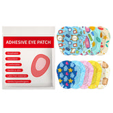 AndicAge kids eye patches display pack of 60 patches in 10 styles