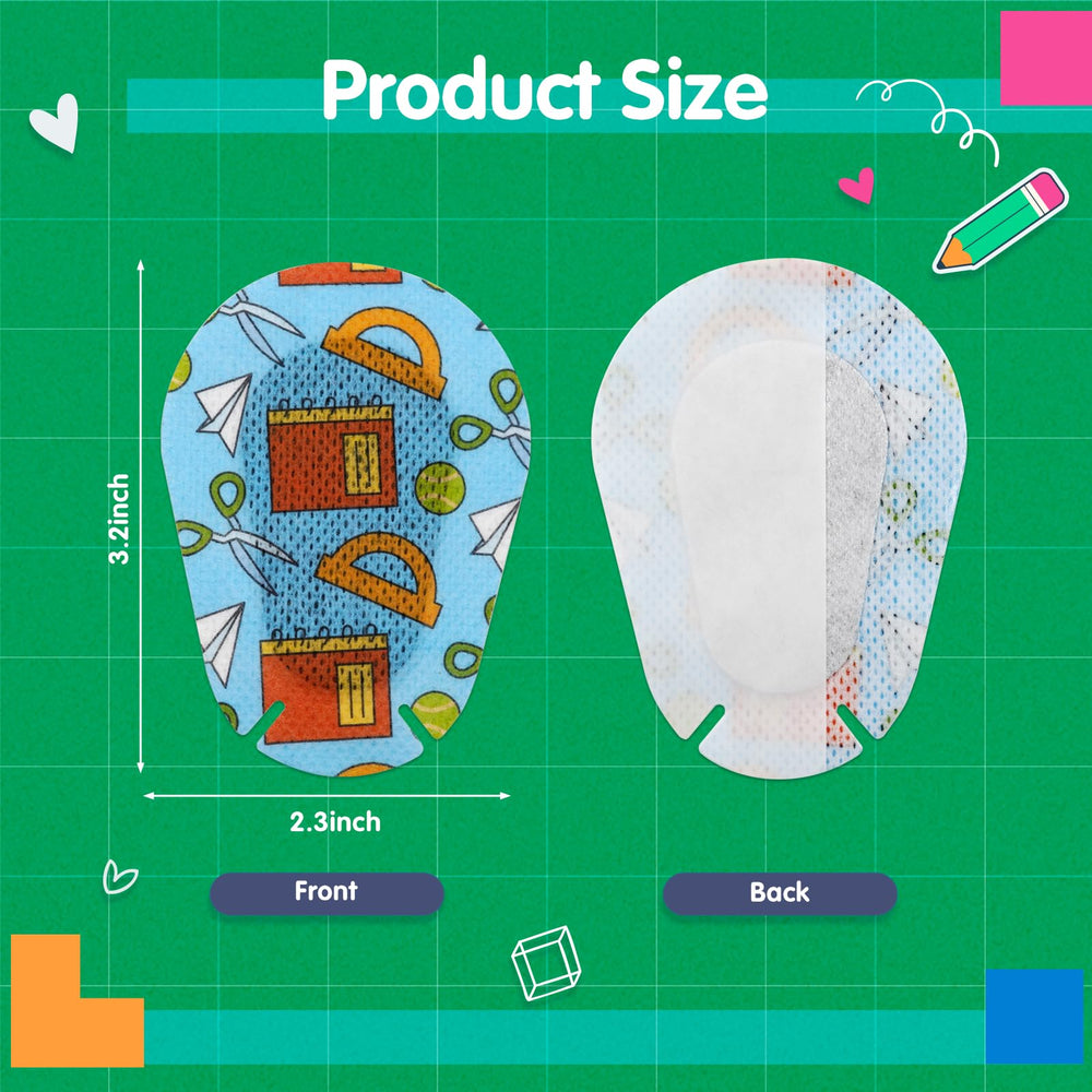 3.2 x 2.3 inch size eye patches designed for children's eyes