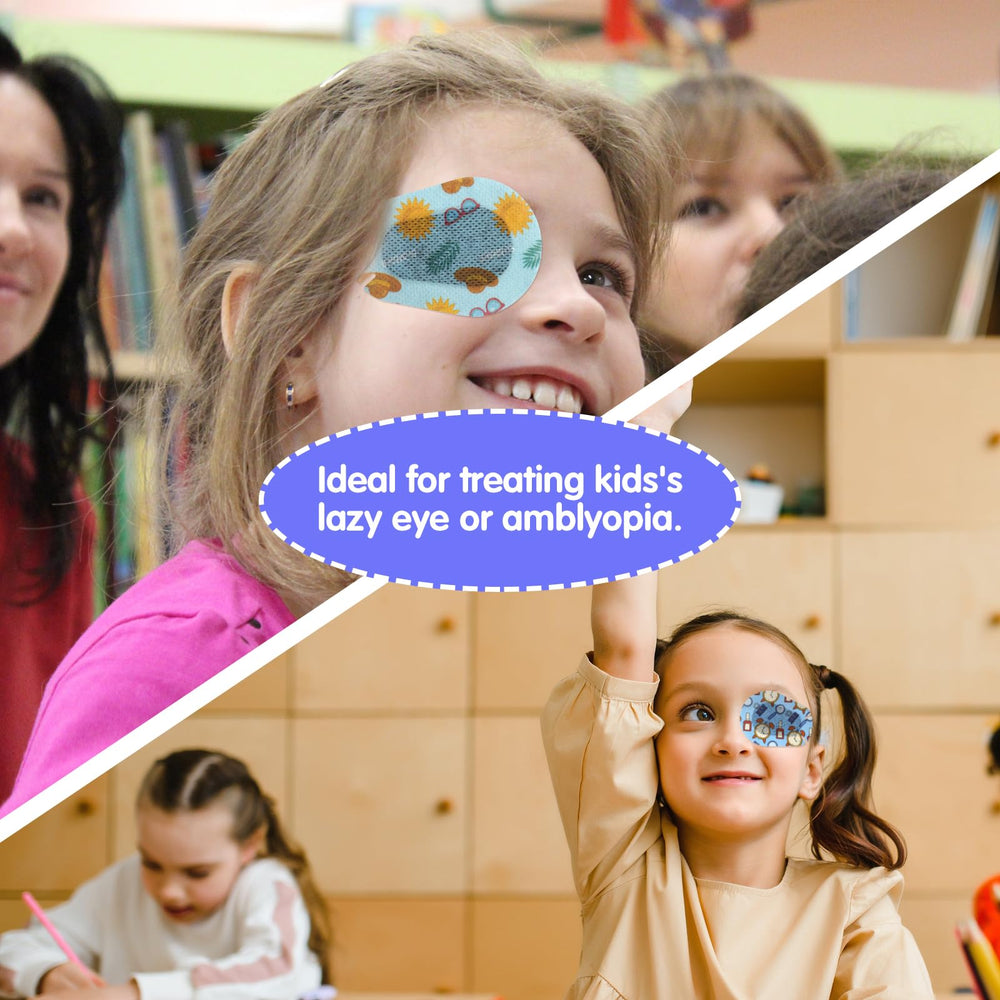 Easy-to-use disposable eye patches for amblyopia treatment