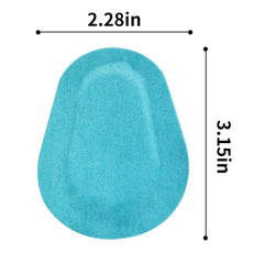 Close-up of patch dressing size 2.36 x 1.18 inches