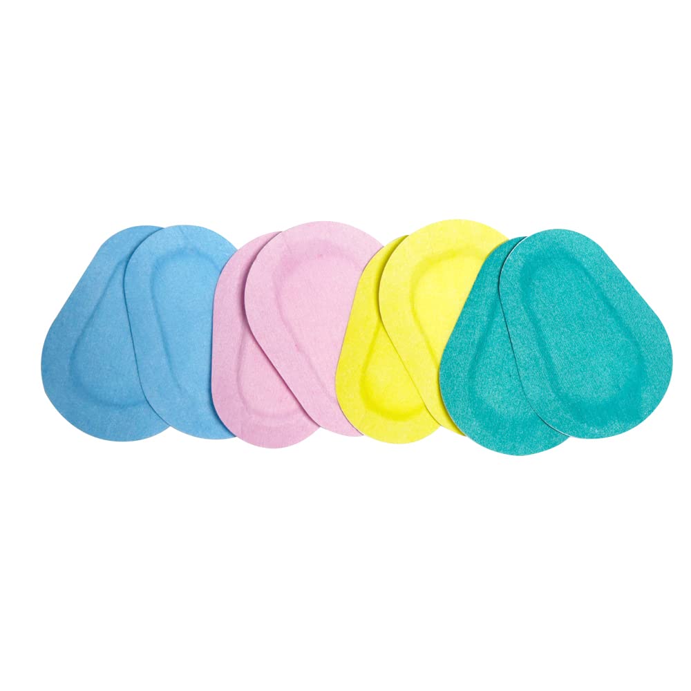 Four-color eye patch set packaging (Pink, Yellow, Green, Blue)