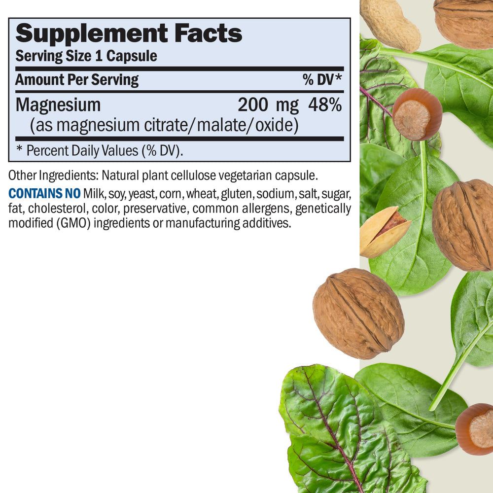 Close-up of Magnesium Intensive Care capsules