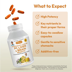 Packaging shows phosphatidylcholine, choline, and Ahiflower Omega-3
