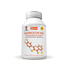 Bottle of ANDREW LESSMAN Quercetin 500mg 30 capsules