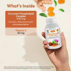 Label highlighting 95% curcuminoids