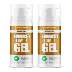 Front view of ANDROGENESIS Enhanced Formula gel