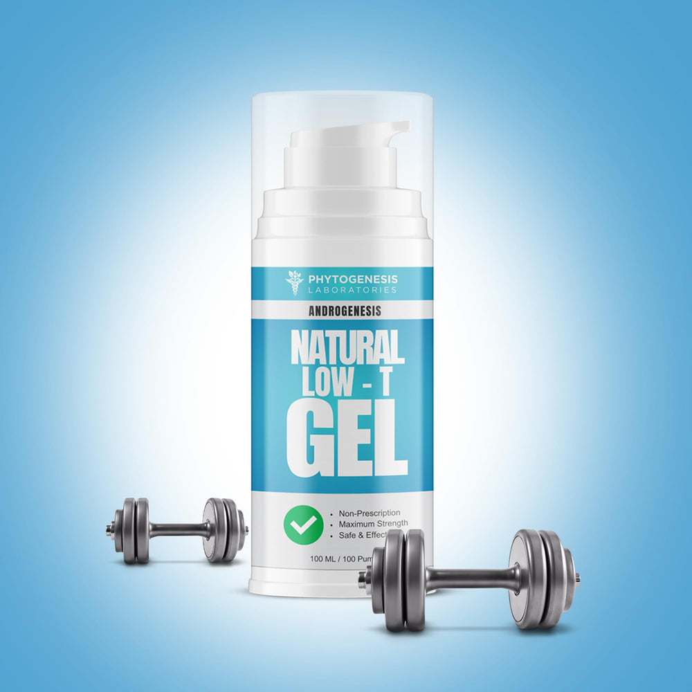 Androgenesis lifestyle scene hints at energy and focus potential from testosterone-support.