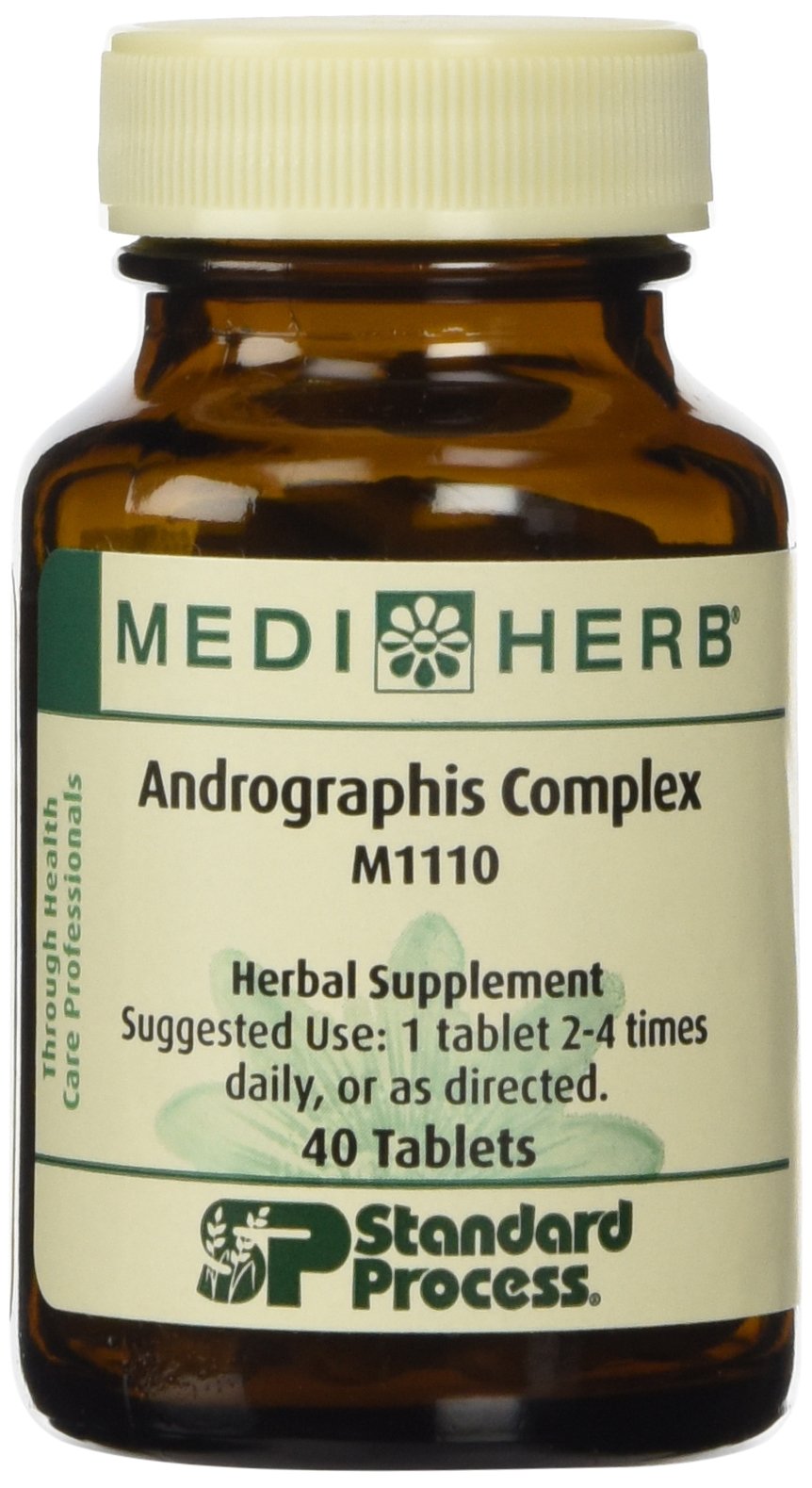 Mediherb Andrographis Complex 40 Tabs bottle label