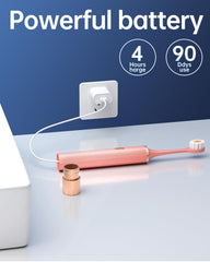 Aneebart USB rechargeable electric toothbrush travel-ready