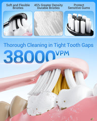 2-minute smart timer display on Aneebart toothbrush