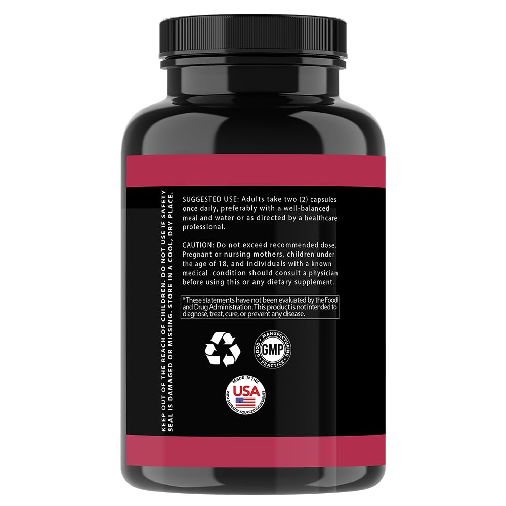 Angry Supplements 60-count bottle with easy-swallow capsules for on-the-go use
