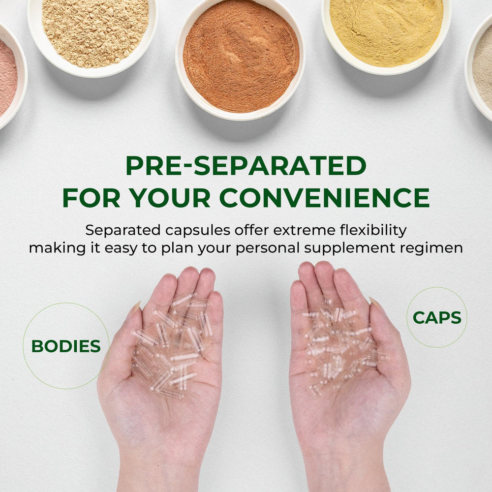 Gluten-free, non-GMO, halal certified capsules