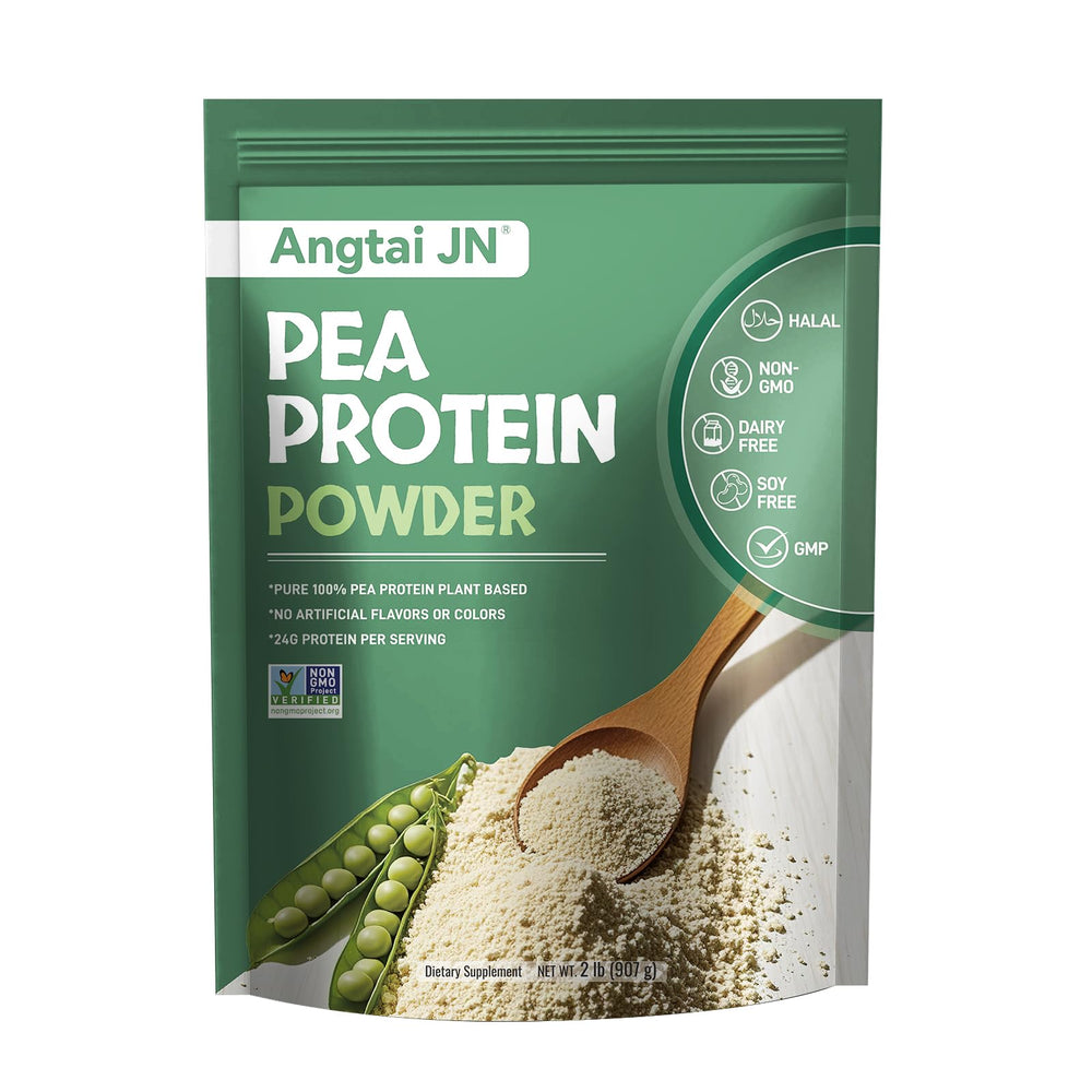 Angtai JN pea protein powder bag front view, vegan-friendly protein option