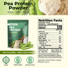 Angtai JN pea protein powder gluten-free symbol indicating dietary suitability