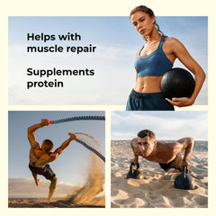 Angtai JN pea protein powder ingredients card highlighting gluten-free and non-GMO