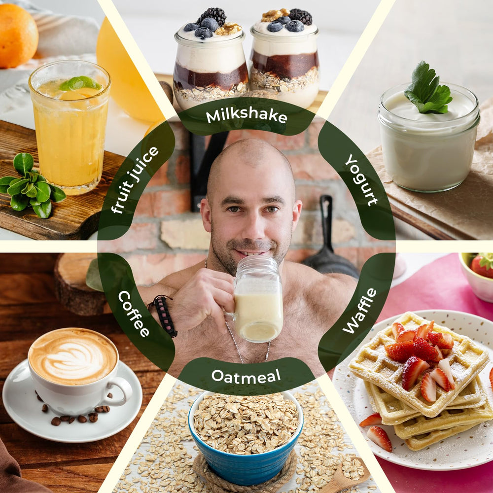 Angtai JN pea protein powder shake bottle showing neutral blend