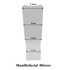 Stainless steel two-sided occlusal mirror for dental photography